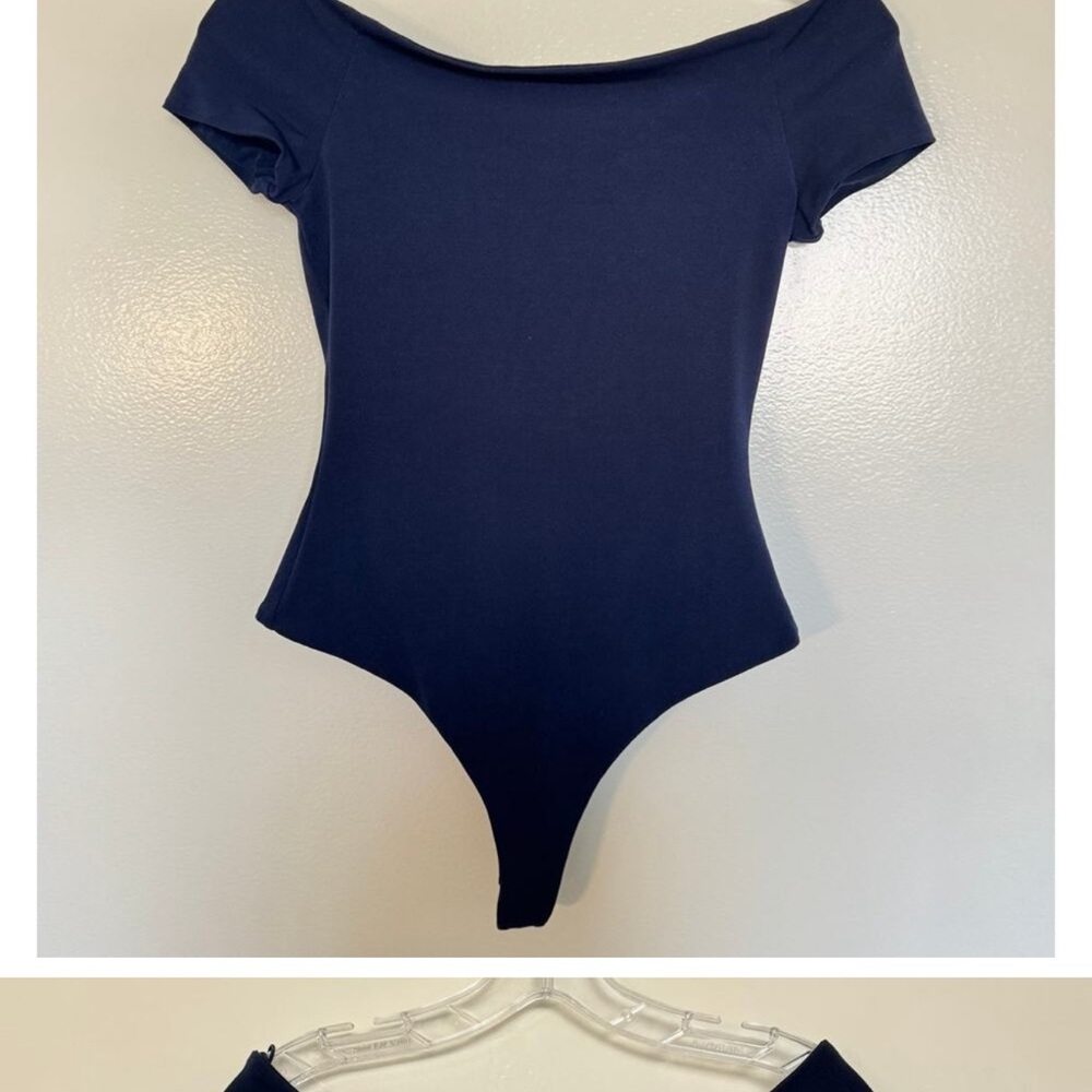 Alice + Olivia Blue Bodysuit One Piece